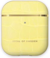 iDeal of Sweden AirPods Case PU voor 1st & 2nd Generation Lemon Croco