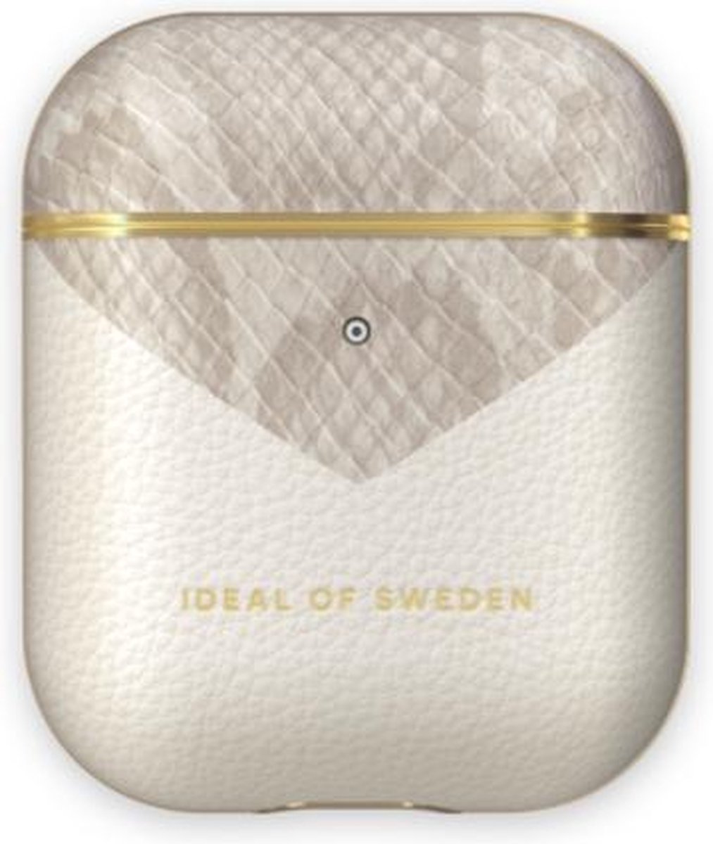 iDeal of Sweden AirPods Case PU voor 1st & 2nd Generation Pearl Python