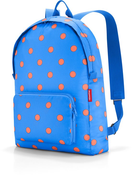 Reisenthel Mini Maxi Rucksack Rugzak - Opvouwbaar - 14L - Azure Dots Blauw
