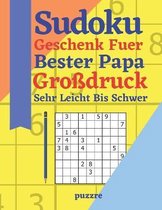 Sudoku Geschenk Fuer Bester Papa Grossdruck Sehr Leicht Bis Schwer