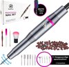 Beeperfect® Elektrische Nagelvijl – Manicure en Pedicure set - Nagelfrees - Eelt verwijderen - Incl. 11 bitjes en 66 Schuurrolletjes - 4 Extra accessoires