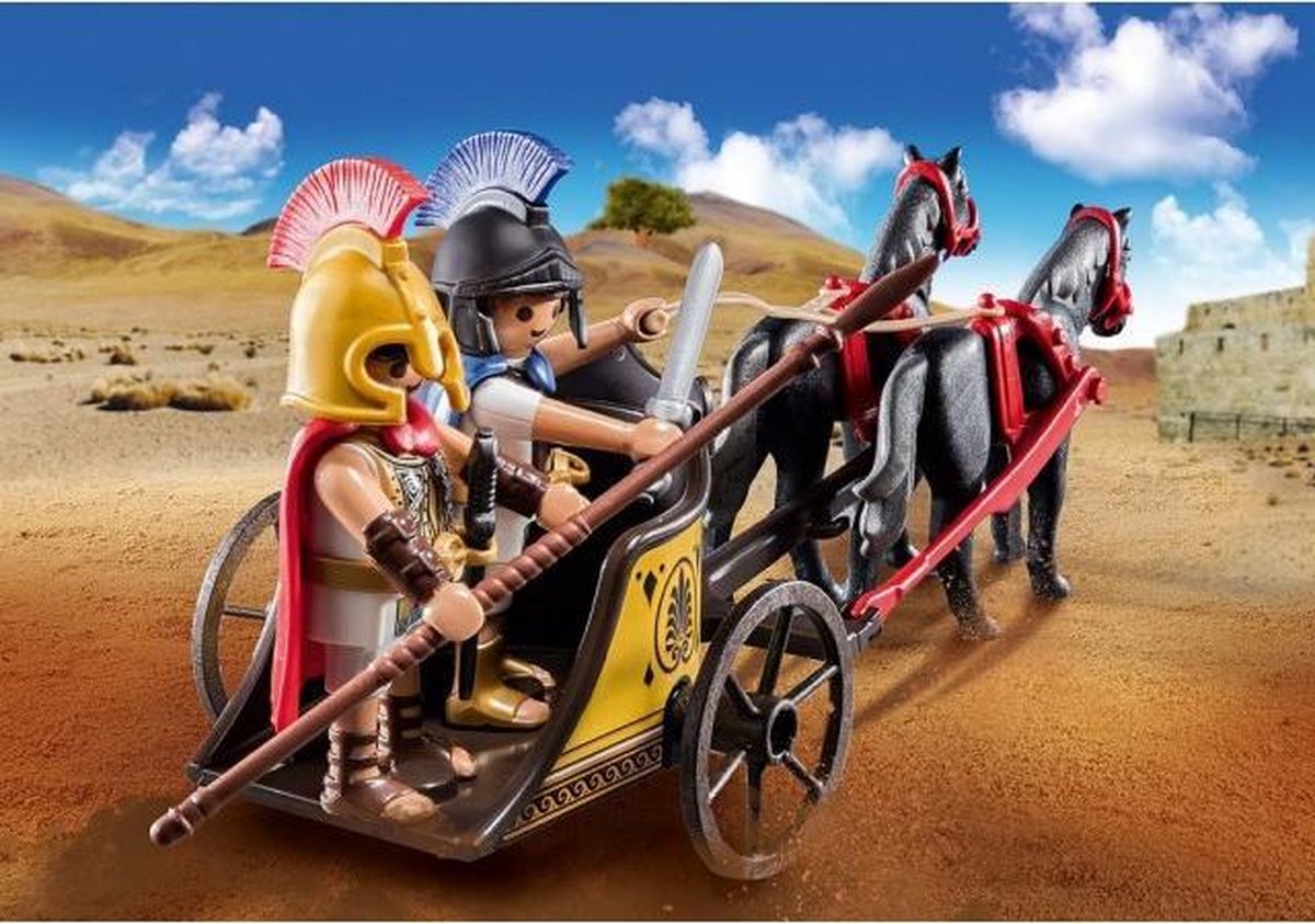 Playmobil History 5391 Char romain avec tribun - Playmobil - Achat