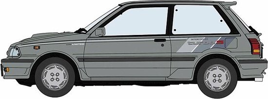 Hasegawa Modelbouwpakket Auto - 20473 Toyota Starlet EP 71 Turbo S