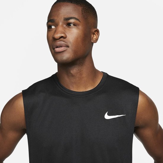 Nike Dri-Fit superset singlet heren zwart | bol.com