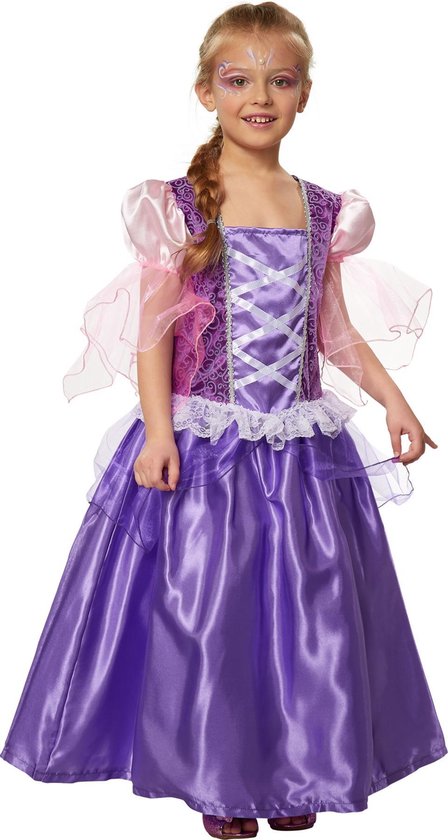 dressforfun - Meisjeskostuum prinses Lavendela 152 (11-12y) - verkleedkleding kostuum halloween verkleden feestkleding carnavalskleding carnaval feestkledij partykleding - 301745
