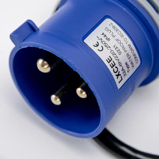 Adaptateurs de câbles Adaptateurs pour prises bleues CEE Fiche CEE mâle  bleue 32A vers
