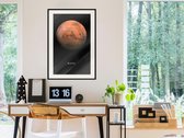 Artgeist - Schilderij - The Solar System: Mars - Multicolor - 20 X 30 Cm