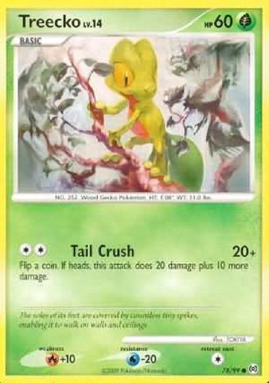 Afbeelding van het spel pokemonkaart - Treecko - 78/99 - platinum arceus