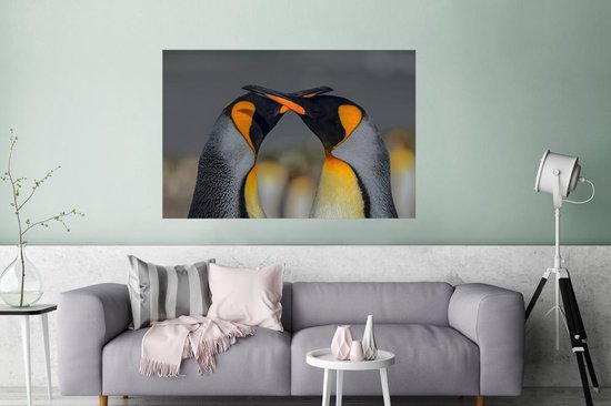 Pingouins amoureux kussen à bec 180x120 cm XXL / Groot format!