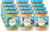 NaturNes Bio variatiemenu - babyvoeding biologisch - vanaf 6 maanden - 12 potjes