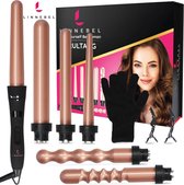 Linnebel® Curling Iron Krultang 6 in 1 met Krultangen opzetstukken