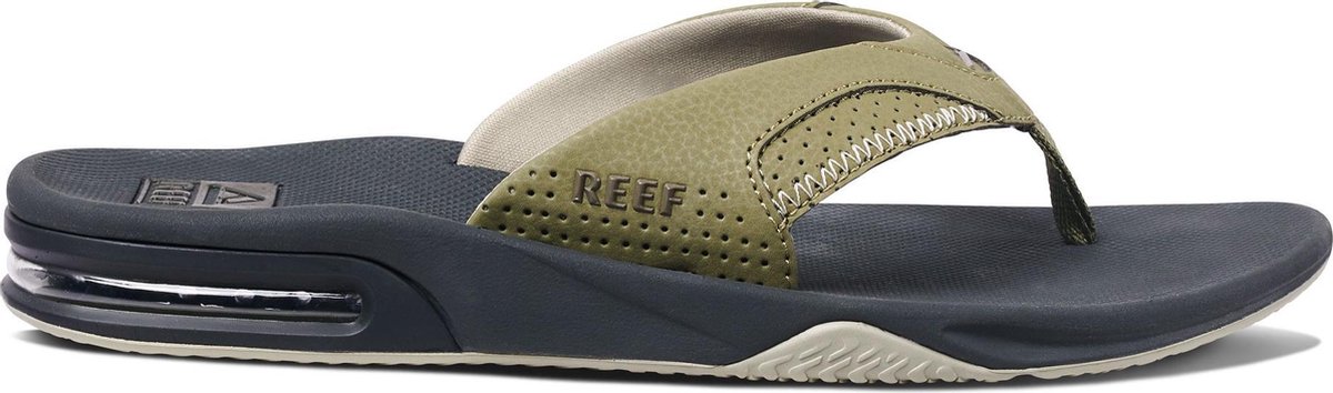 Reef Slippers - Maat 47 - Mannen - olijfgroen/zwart | bol.com