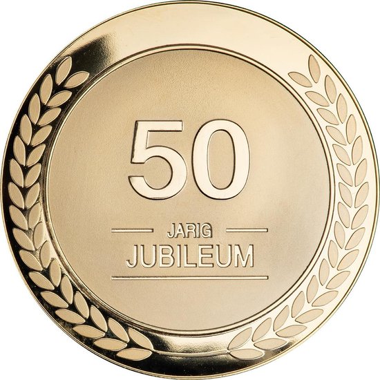 Kan weerstaan schelp Bemiddelaar Sicqa | 22K Gouden munt (verguld) | 50 Jaar jubileum | 50 jaar getrouwd |  Jubileum... | bol.com