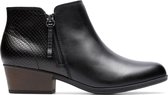 Clarks - Dames schoenen - Adreena Hope - D - black leather - maat 7