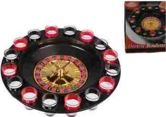Thumbnail van een extra afbeelding van het spel Alcohol Roulette Drank Spel - Drinking Game - Shotjes Roulette - Drinking Roulette - Party Spel - Shot Roulette - Drankspel