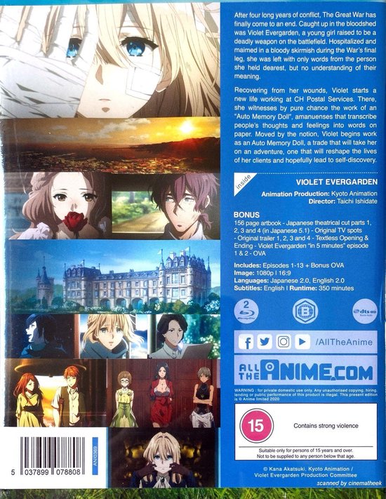 Violet Evergarden - Collector's Edition Box Set [Blu-ray] (Blu-ray