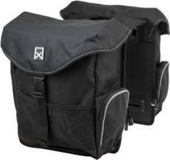 Willex Bagagetas - Dubbele Fietstas - 24liter- Zwart van Willex — afbeelding 5