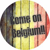 Rode duivels stickers - Belgische vlag etiketten #6 - voetbal stickers - afneembare stickers - 40 mm - 40 st