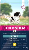 EUK DOG ACTIVE ADULT MEDIUM BREED 3kg