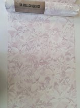 BN Wallcoverings - vliesbehang - paars met bloemenpatroon