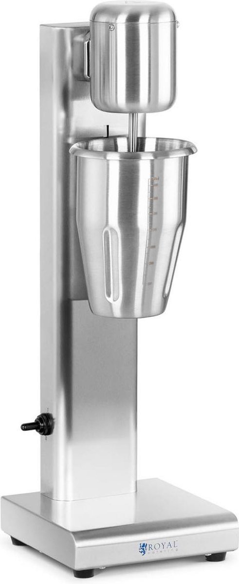 Milkshaker- 1 L - 15.000 rpm - Roestvrij staal - Royal Catering