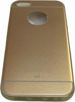 Apple iPhone  5/5S/SE back cover Goud Elago TPU hoesje plus Gratis Tempered Glass Screenprotector met Cleaning Set