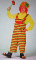 verkleedkleding 1110, clownsbroek, volwassenen, herenmaat 56