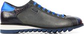 Harris Mannen Leren Croco Lage sneakers / Herenschoenen  2817 pixel - Blauw - Maat 45.5