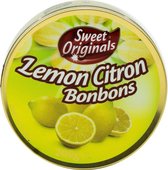 Sweet originals lemon bonbons blikje 200 gr