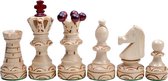 Chess the Game - GROOT decoratief houten schaakbord met schaakstukken - Bestseller!!