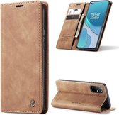 CASEME OnePlus 8T Retro Wallet Case - Bruin