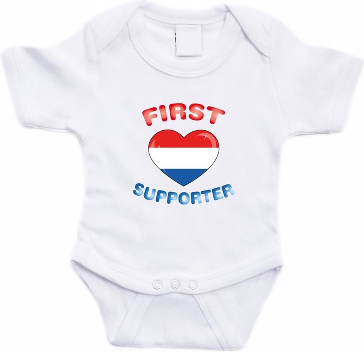 Wit First Nederland supporter rompertje baby - Babykleding 92