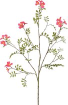 Viv! Home Luxuries Primula - zijden bloem - sleutelbloem - roze - 98cm - topkwaliteit