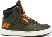 Replay Wall Hoge sneakers - Leren Sneaker - Jongens - Groen - Maat 38
