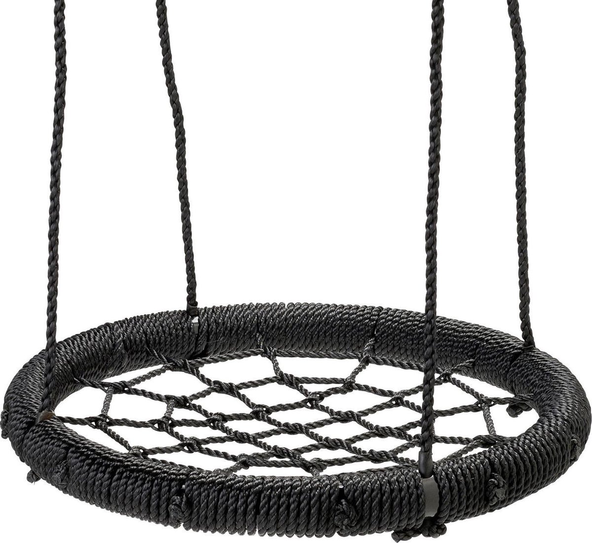 Swing King schommelzitje Nestschommel 60cm - Zwart — afbeelding 2