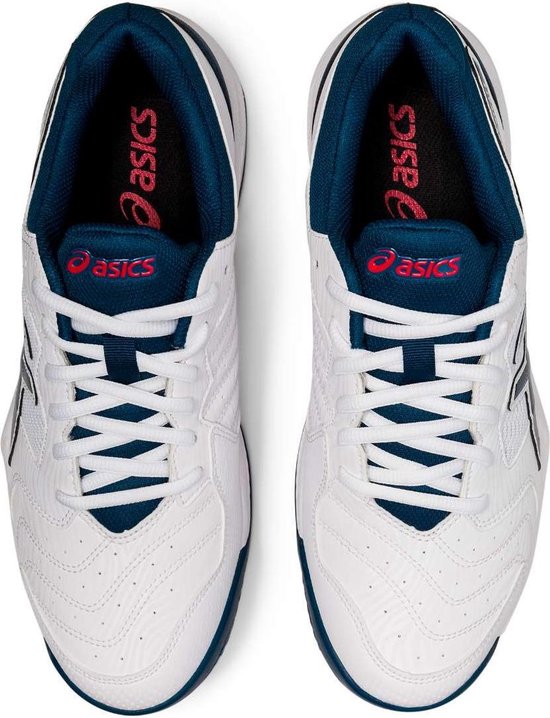 Asics Gel-Dedicate 6 tennisschoenen heren wit/marine | bol.com