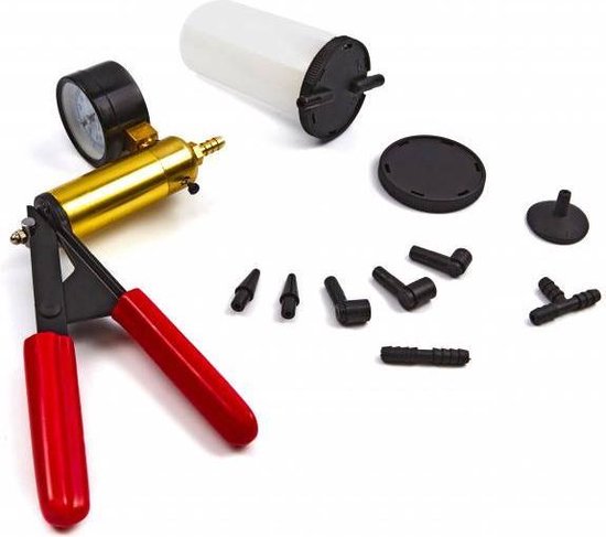 3L Handleiding Auto Remontluchter Kit met 1L Oliefles Vloeistofdruk Bloeden Hydraulische Vullen Wisselaar Vacuümpomp Tanken Tool  34