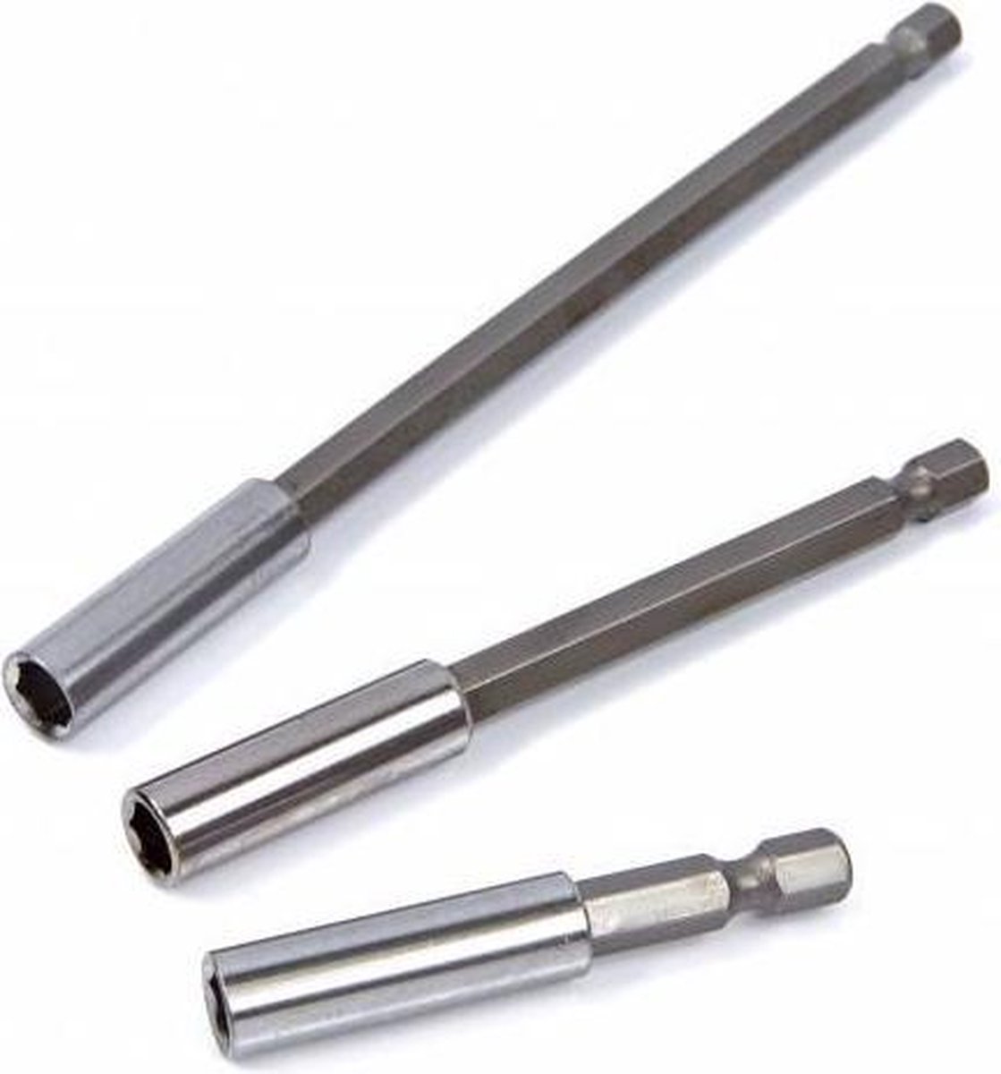 Magnetische bithouder set - snelle bitwissels - 60, 100 en 150 mm - 3-delig van Silverline — cadeau in Tuin & Klussen - foto 3
