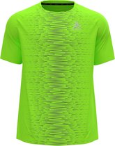 Odlo Essential Sportshirt - Maat M  - Mannen - grasgroen