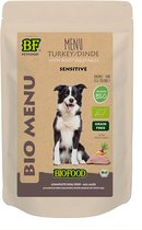 Biofood organic hond kalkoen menu pouch - 150 gr - 15 stuks