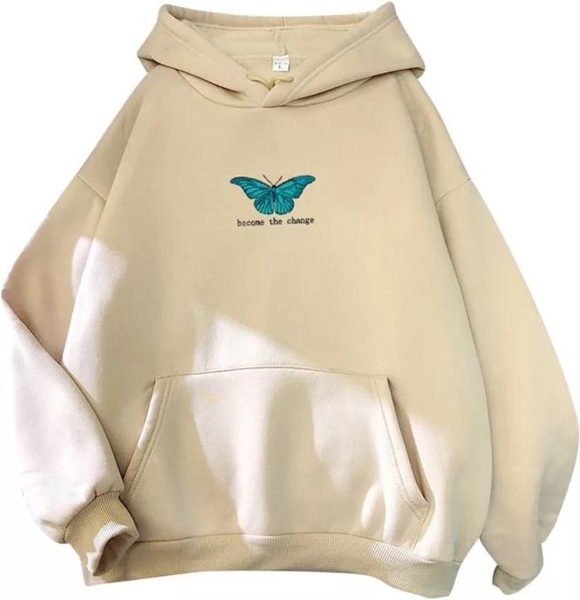 Meisjes hoodie Butterfly - Merkloos