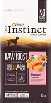 True instinct raw boost medium adult salmon - 10 kg - 1 stuks