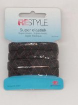 Restyle standaard elastiek 10mm 3 meter zwart