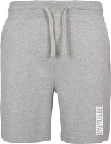 FitProWear Sweatshort Block Heren - Grijs - Maat XXL/2XL - Sportbroek - Korte broek - Trainingsbroek - Joggingbroek - Sweatpant - Korte joggingbroek - Zomerbroek - Korte trainignsb