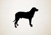 Silhouette hond - Majorca Shepherd Dog - Mallorca herdershond - XS - 24x30cm - Zwart - wanddecoratie