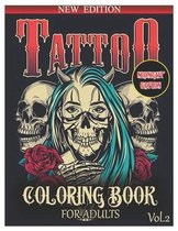 Tattoo Midnight Edition Coloring Book for Adults