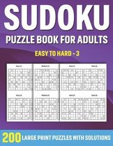 Sudoku Puzzle Book For Adults