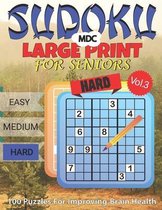 MDC Sudoku Large Print For Seniors - Vol.3