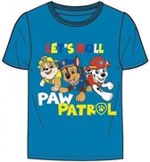 Paw patrol Nickelodeon T-shirt. Koningsblauw. Maat 116 cm / 6 jaar