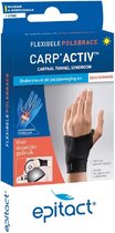 Epitact Carp Activ flexibele polsbrace bij carpaal tunnel syndroom. Maat S voor de rechter hand. Ondersteunt polsbeweging.